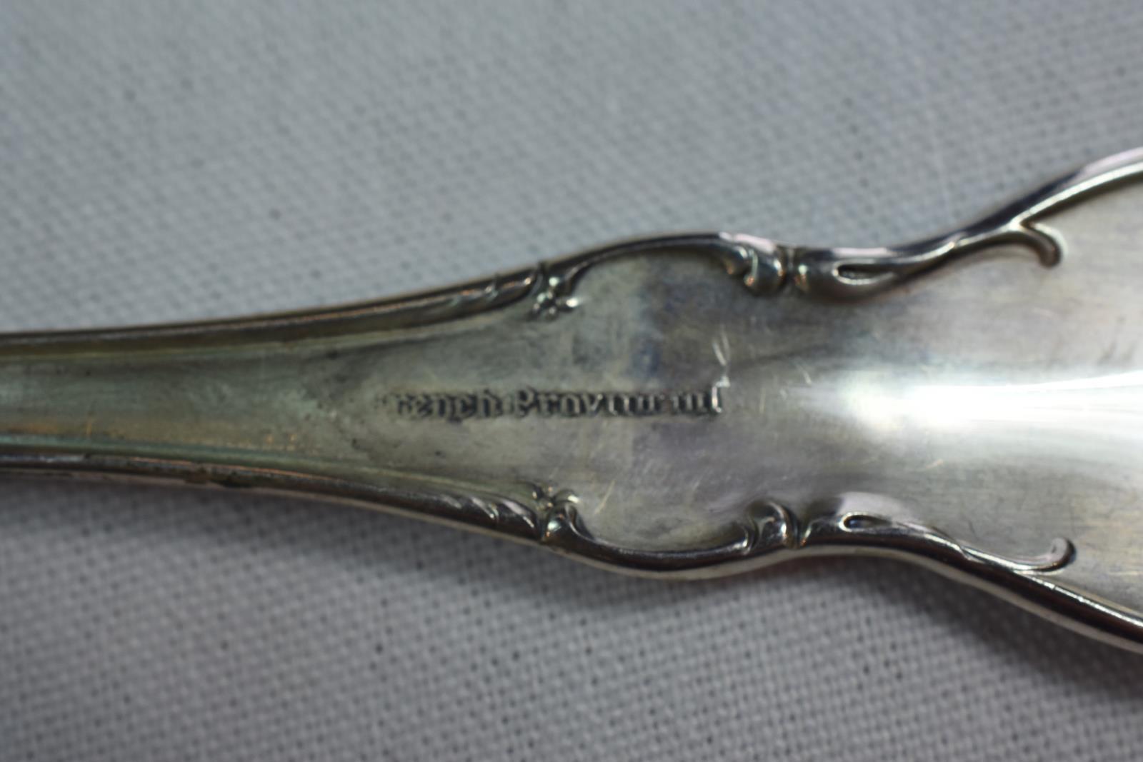 TOWLE FRENCH PROVINCIAL STERLING FLATWARE APPROX 1430 GRAMS WEIGHT DOES NOT INCLUDED KNIVES,. AS IS