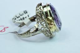 14 KT GOLD RING 5.3 GTW, $975.00 RETAIL VALUE , SIZE 7