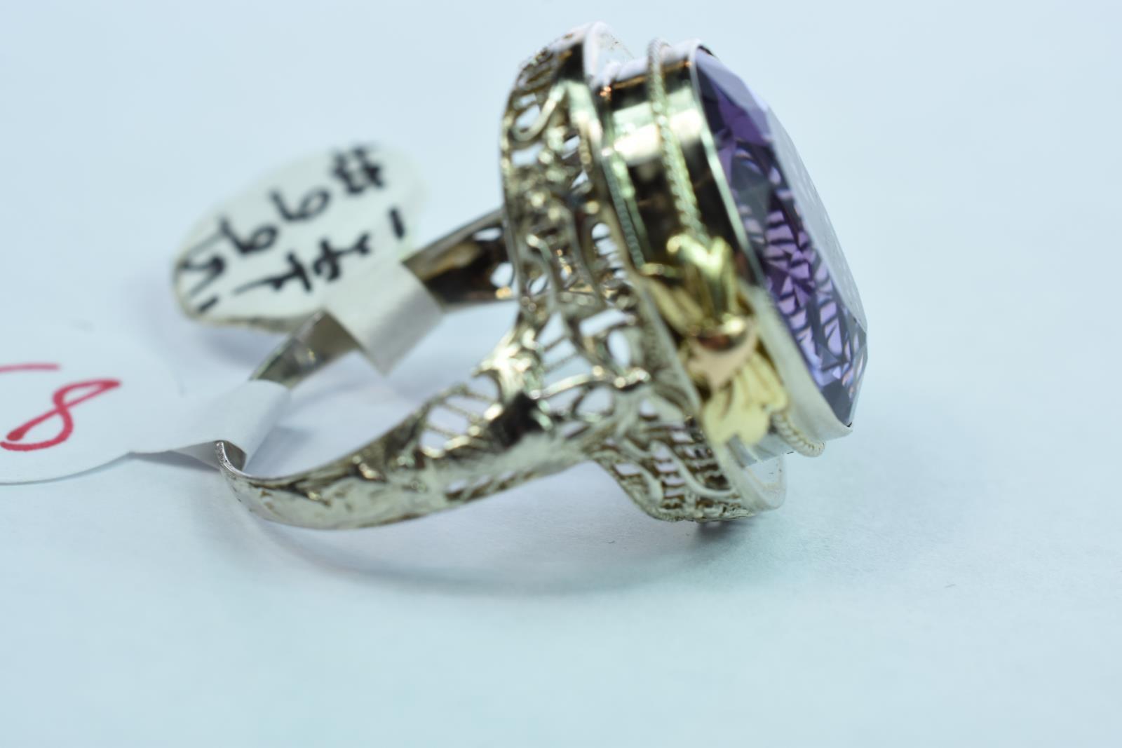 14 KT GOLD RING 5.3 GTW, $975.00 RETAIL VALUE , SIZE 7