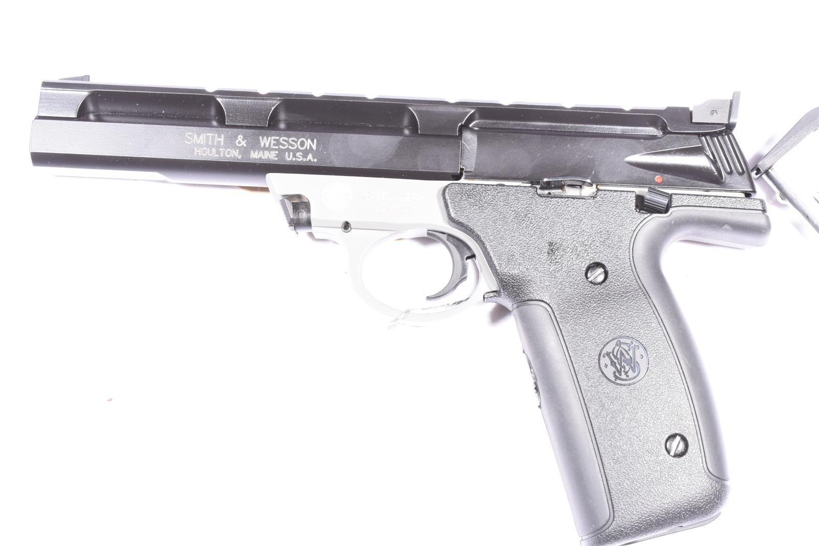 SMITH WESSON 22A-1 22LR PISTOL, SN UDN1180, USED, WITH BOX, 2 MAGAZINES, B33-P11