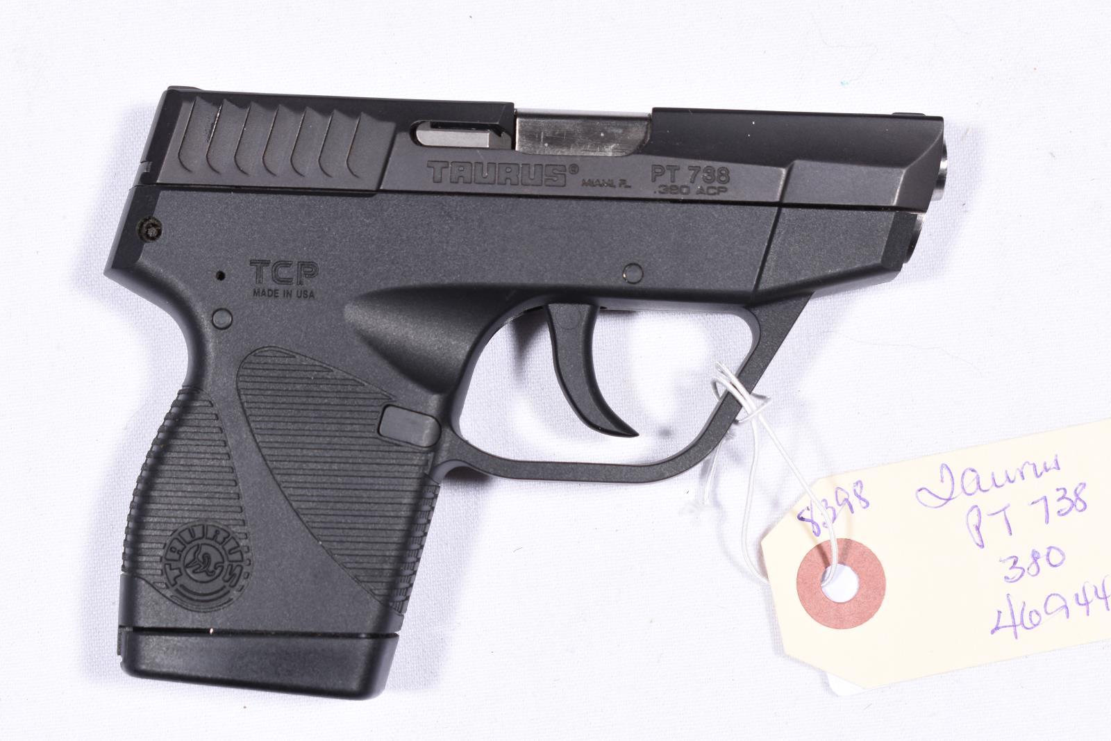 TAURUS PT738, SN 46944E