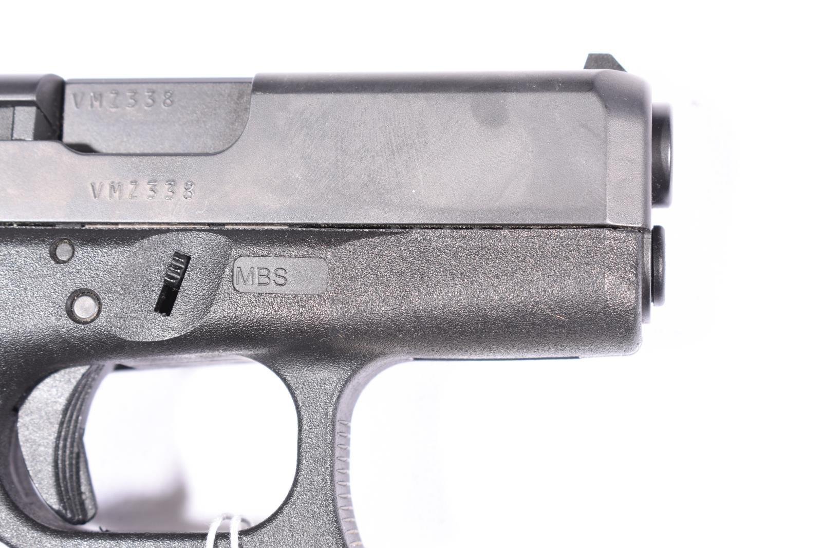 GLOCK 26 GEN 4, SN VMZ338