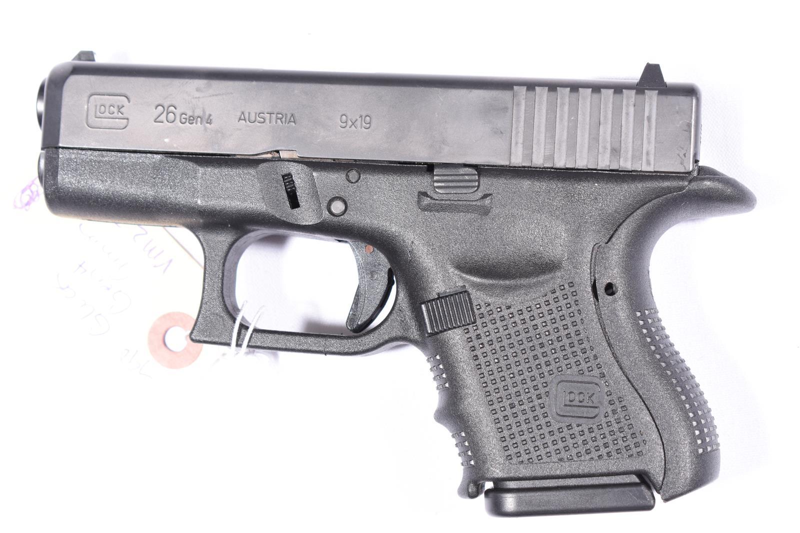 GLOCK 26 GEN 4, SN VMZ338