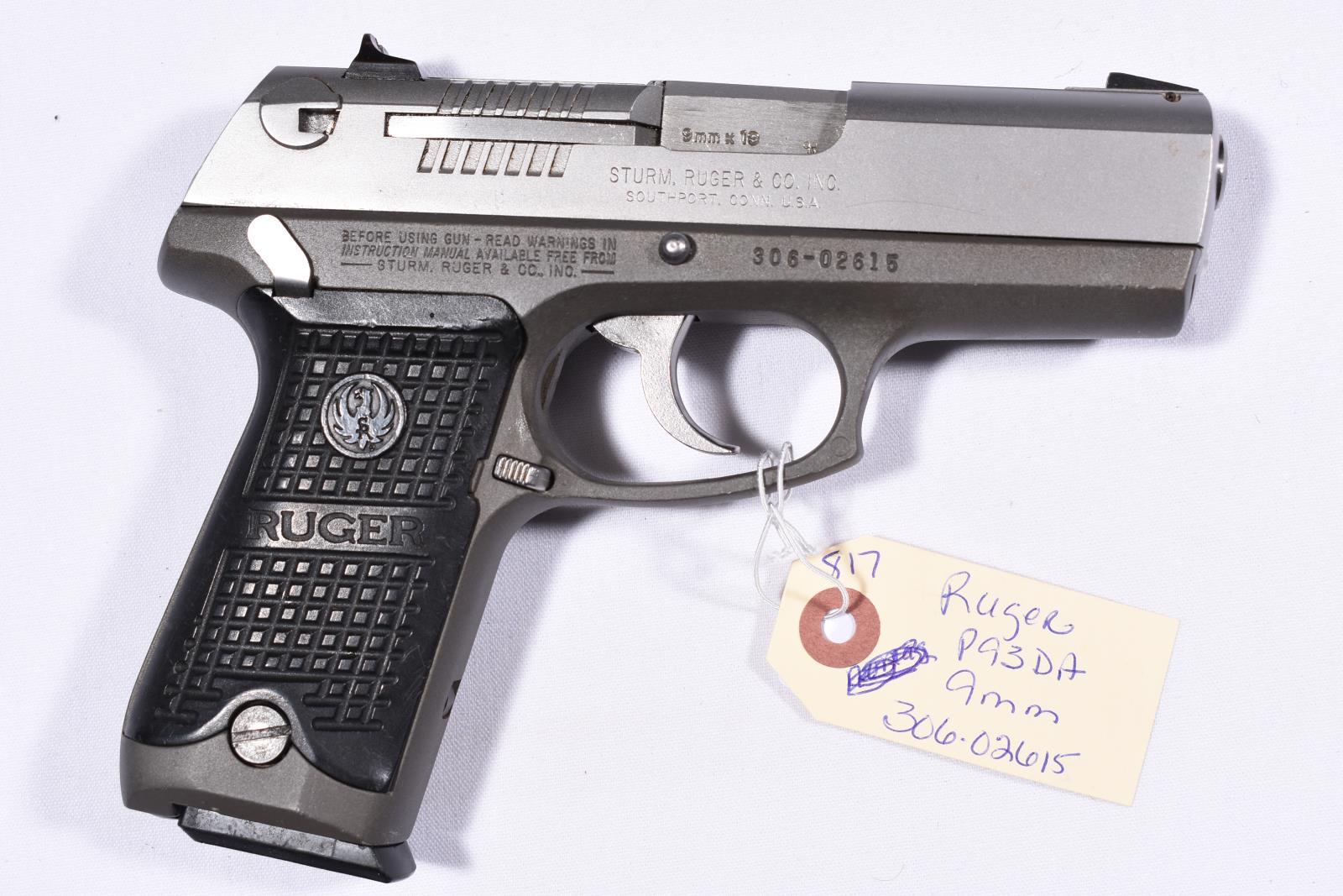 RUGER P93DA, SN 306-026115