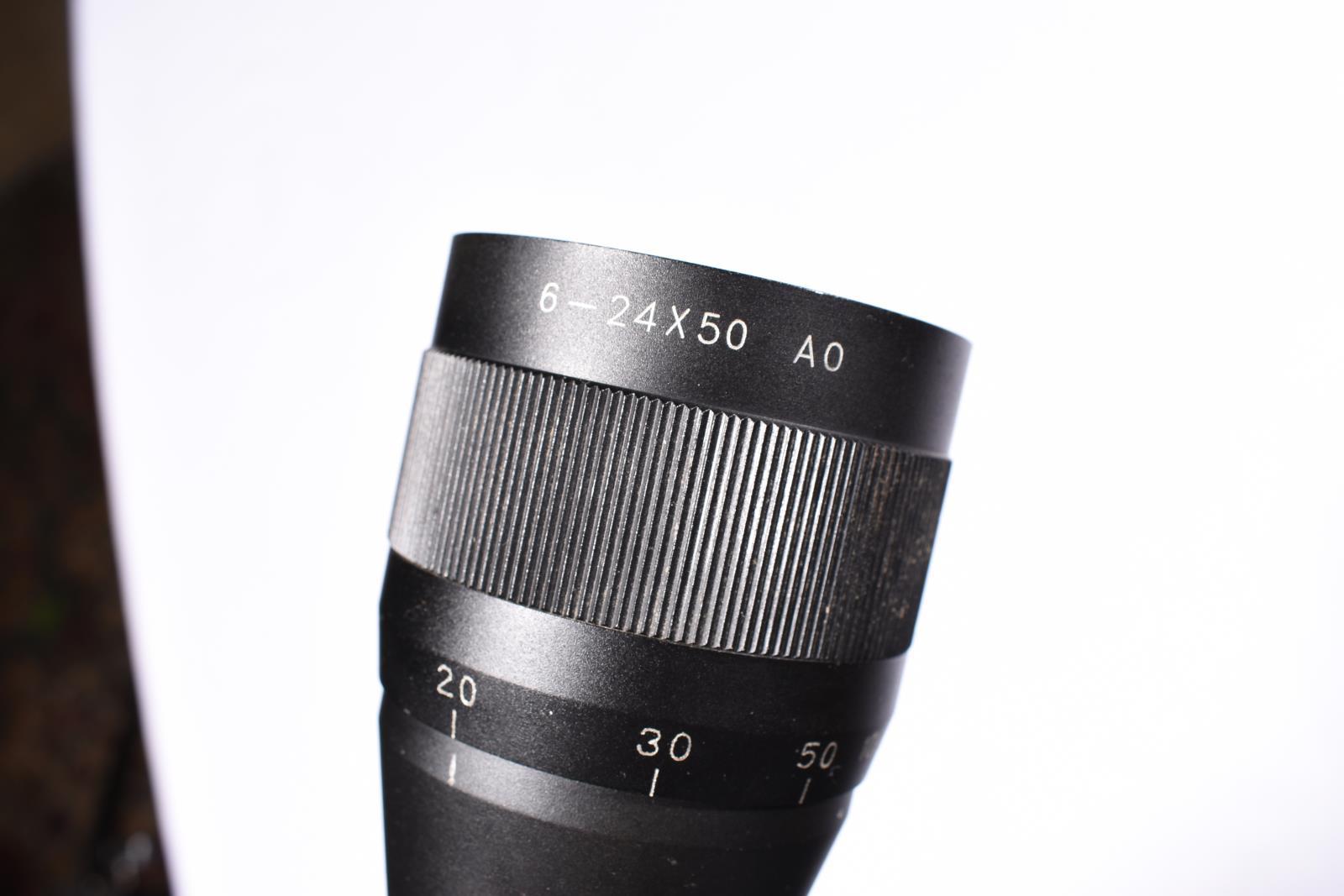 SIMMONS 6-24X50 SCOPE WITH ADJ OBJECTIVE
