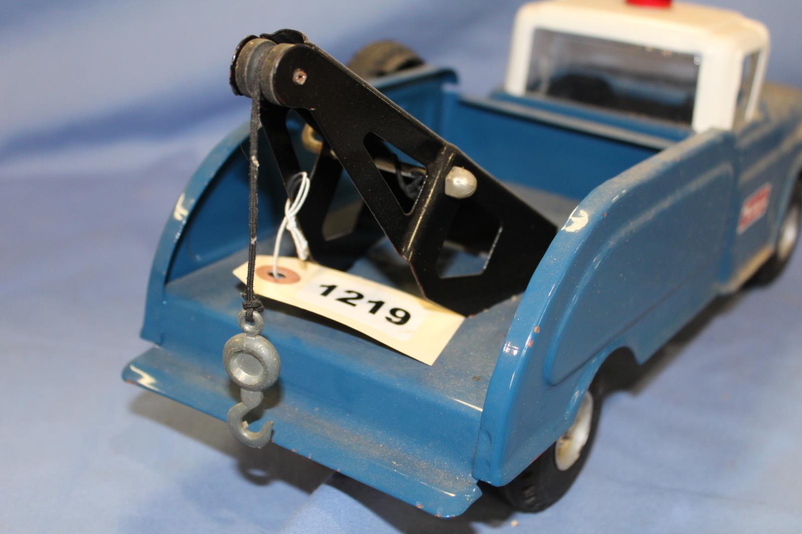BUDDY L 24 HOUR SERVICE WRECKER, 15.5 IN LONG
