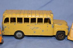 3 SCHOOL BUSES 1 MARKED HUBLEY & 2 UNKNOWN