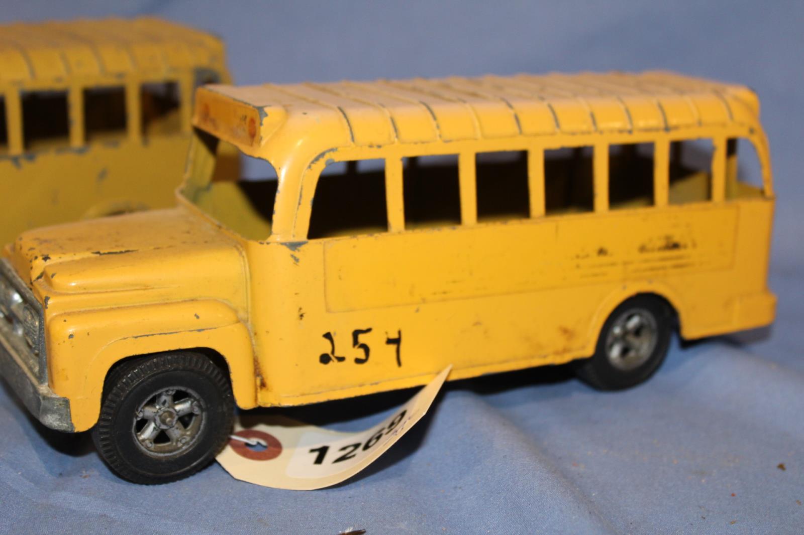 3 SCHOOL BUSES 1 MARKED HUBLEY & 2 UNKNOWN