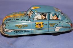 MARX 305 DIC TRACY FRICTION DRIVE CAR, 7 IN LONG