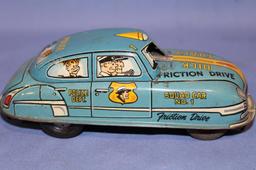 MARX 305 DIC TRACY FRICTION DRIVE CAR, 7 IN LONG