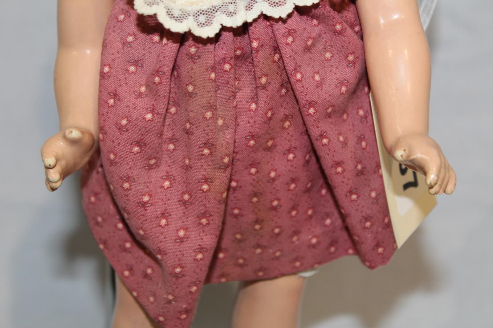 APPROX 13 IN DOLL NO MARKINGS NEED RESTRINGING