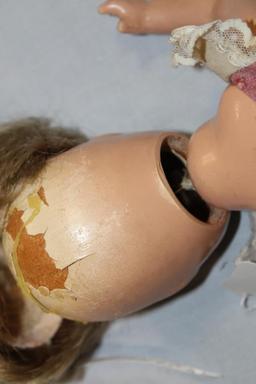 APPROX 13 IN DOLL NO MARKINGS NEED RESTRINGING