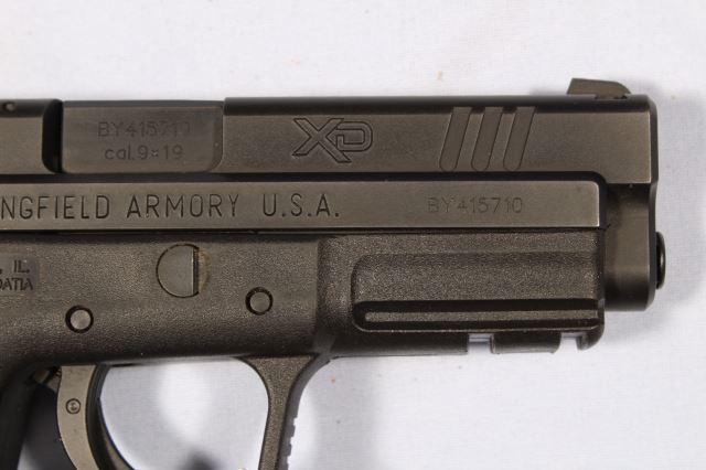 SPRINGFIELD XD-9, SN BY415710,