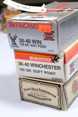 APPROX 150 ROUNDS 38-40 WIN