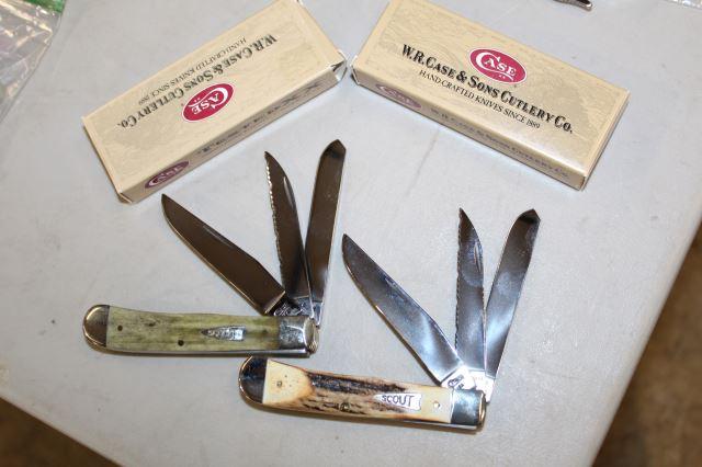 CASE 3 BLADE SCOUT KNIFE