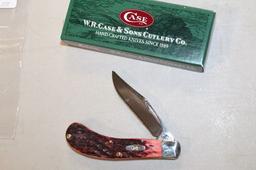 CASE SADDLEHORN TESTED RED