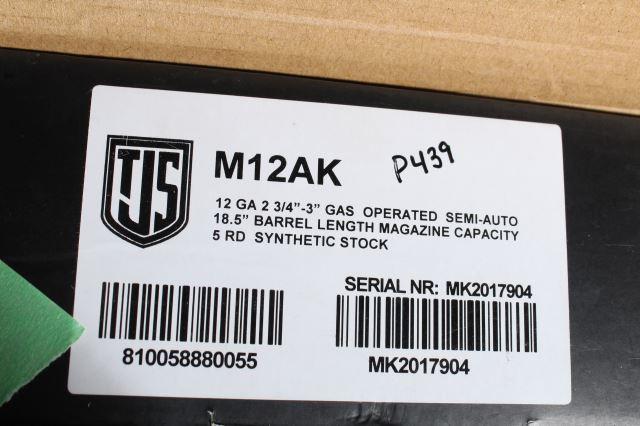 JTS M12AK, SN MK2017904,