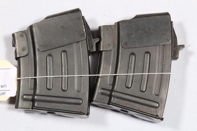 2 CHINESE AK47 7.62 X 39 5 ROUND MAGAZINES