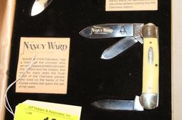 CASE CHEROKEE HERTIAGE COLLECTION 3 KNIFE SET