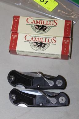CAMILLUS KNIVES W/BOXES