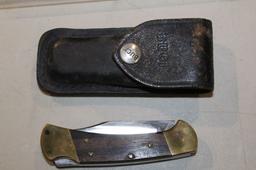 BUCK 112 2 DOT KNIFE W/ SHEATH
