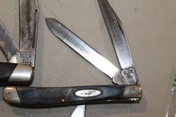 BUCK 311 & 2- 307 KNIVES