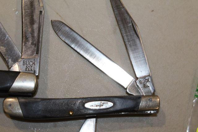 BUCK 311 & 2- 307 KNIVES