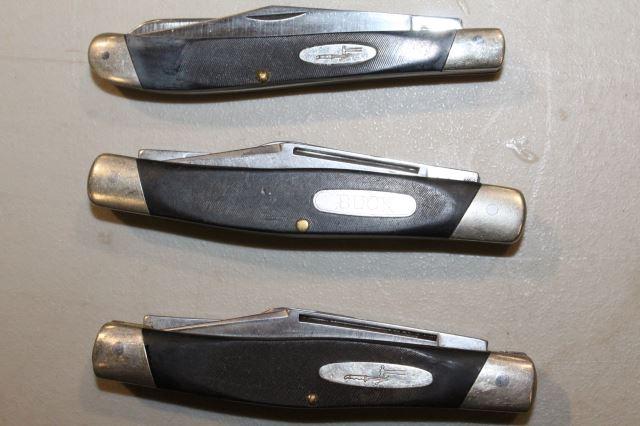 BUCK 311 & 2- 307 KNIVES