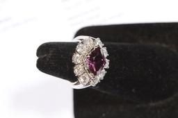 GARNET STATEMENT RING