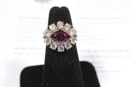 GARNET STATEMENT RING
