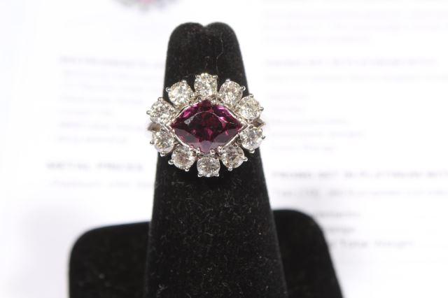 GARNET STATEMENT RING