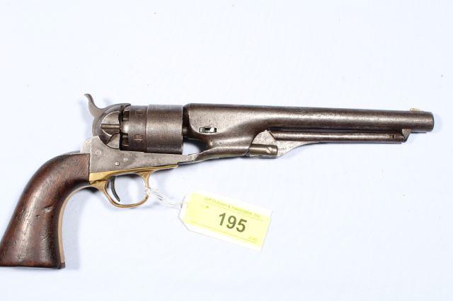 COLT 1860 ARMY, 44 CAL REVOLVER, SN 100560