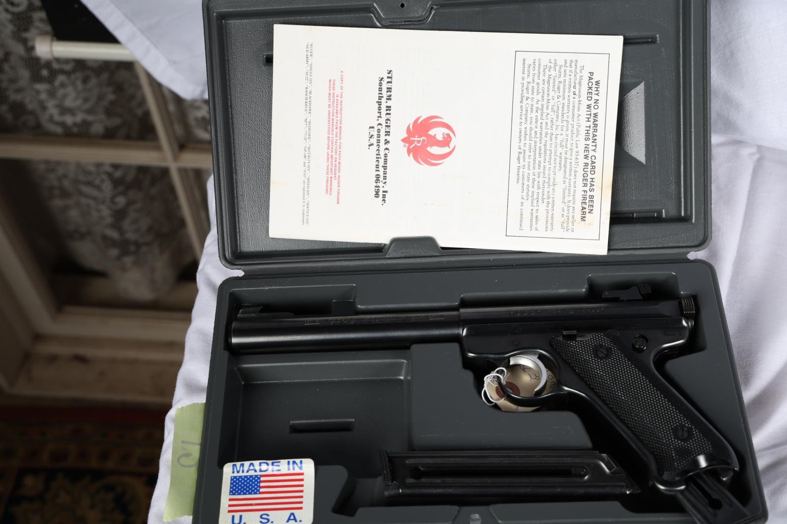 RUGER MARK II TARGET, SN 219-47942,