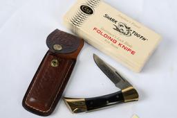 CASE FOLDING SHARK TOOTH KNIFE W/BOX