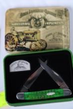 CASE JOHN DEERE 2 BLADE KNIFE IN TIN