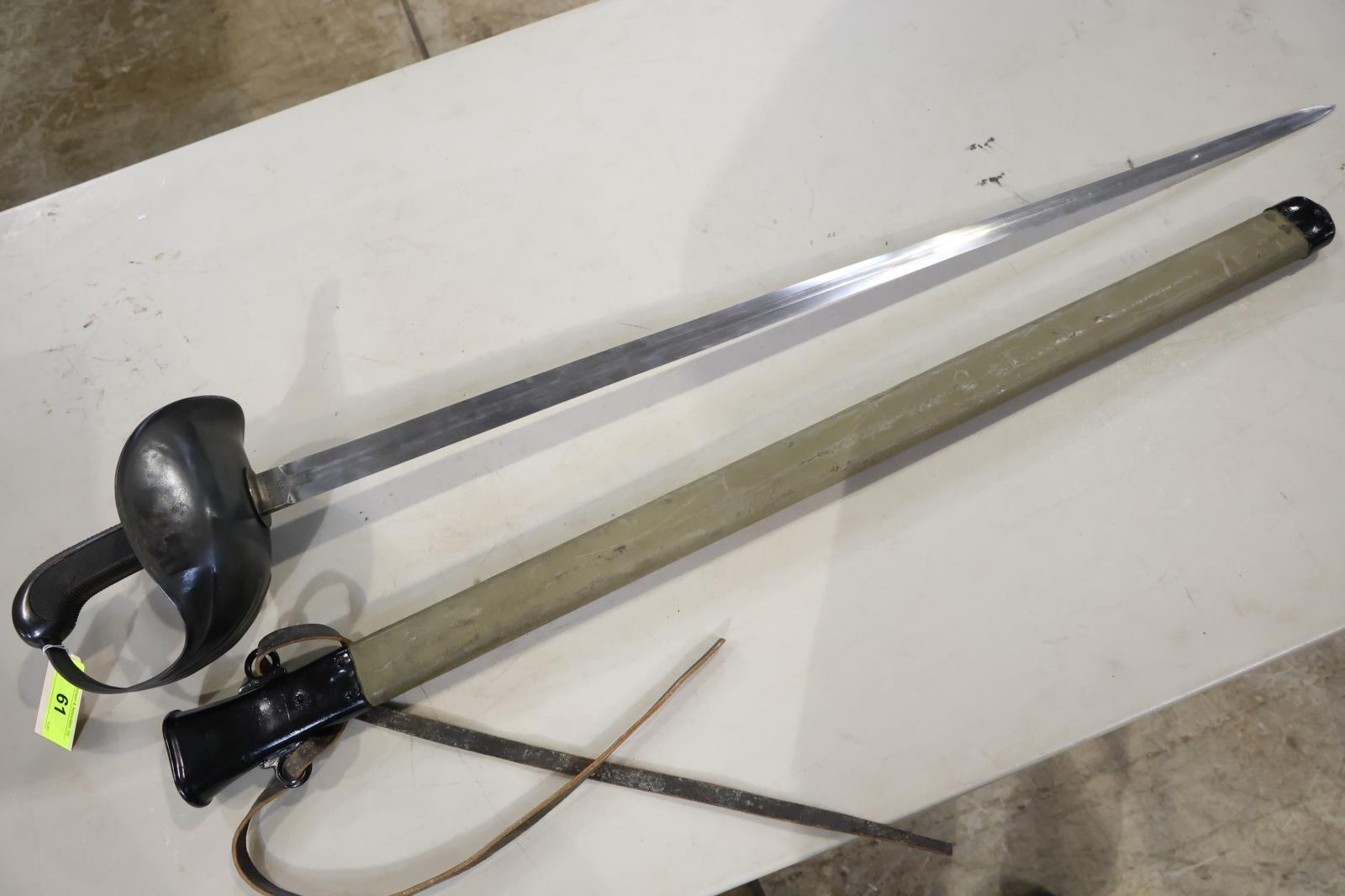 US M1918 PATTON CAVALRY SABRE