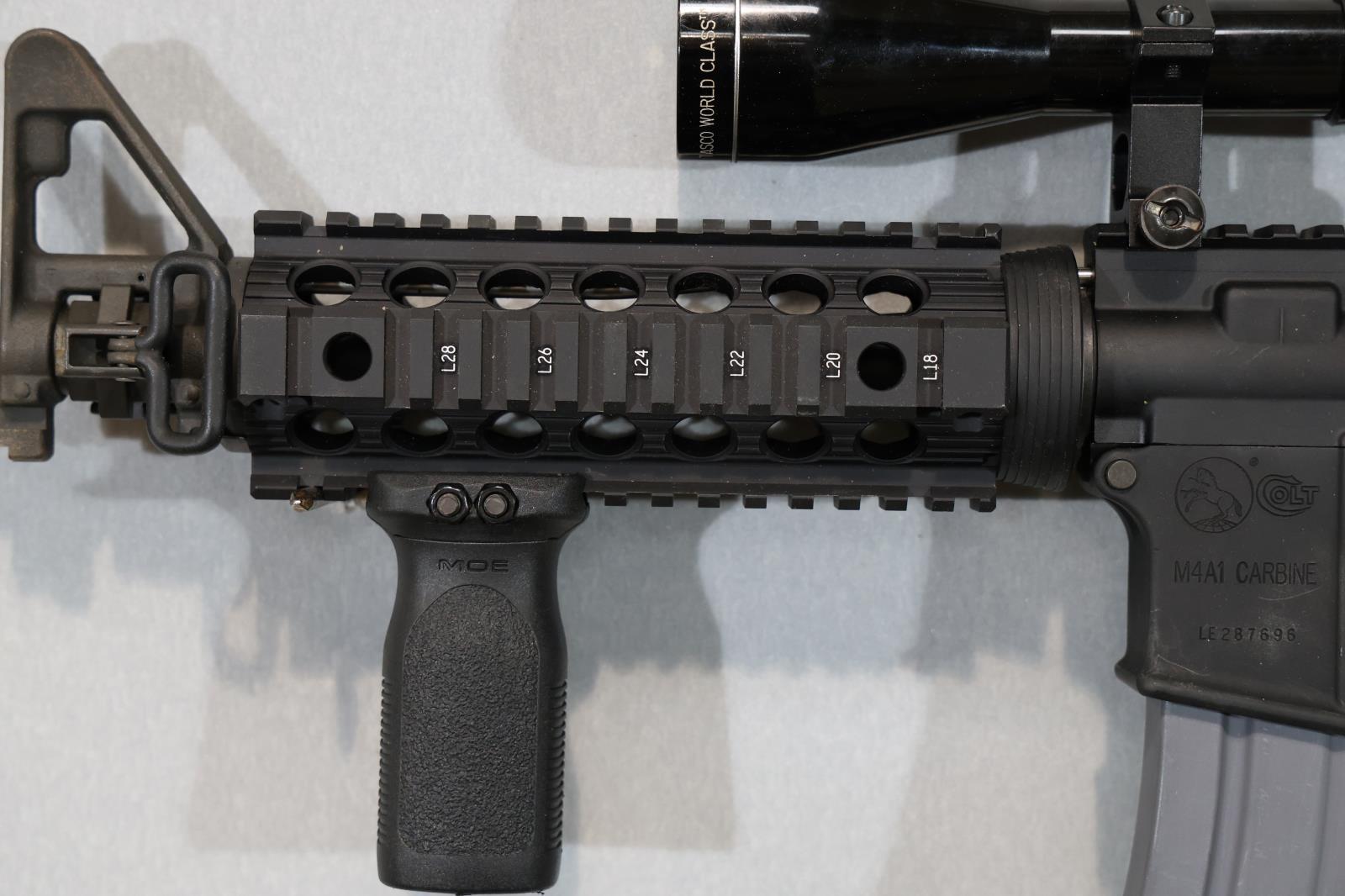 COLT M4 A1 CARBINE, SN LE287696,