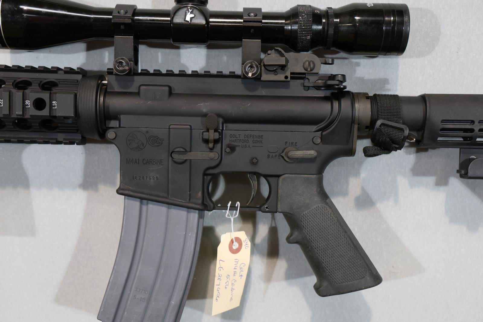 COLT M4 A1 CARBINE, SN LE287696,