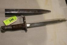 UNKNOWN BAYONET WITH SHEATH