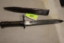 UNKNOWN BAYONET WITH SHEATH