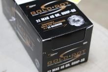 APPROX 500 ROUNDS SPEAR GOLD DOT 22 MAG