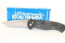 BENCHMADE KNIFE CO MODEL 9000S AUTO/SERRATED