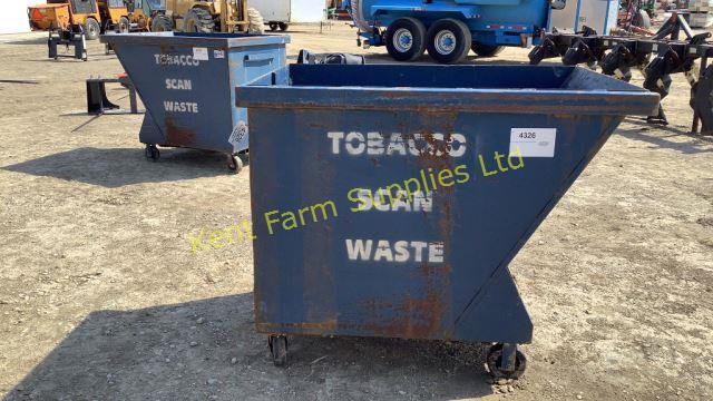 BLUE BINS CAPABLE WITH FORK LIFT