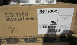 Savoy Hous light fixture for ceiling fan FLG-1200-45