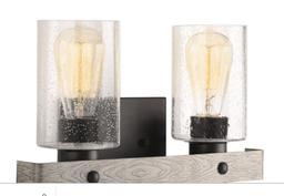 Progress Lighting 2-light vanity #P300124-143, Finish: Graphite