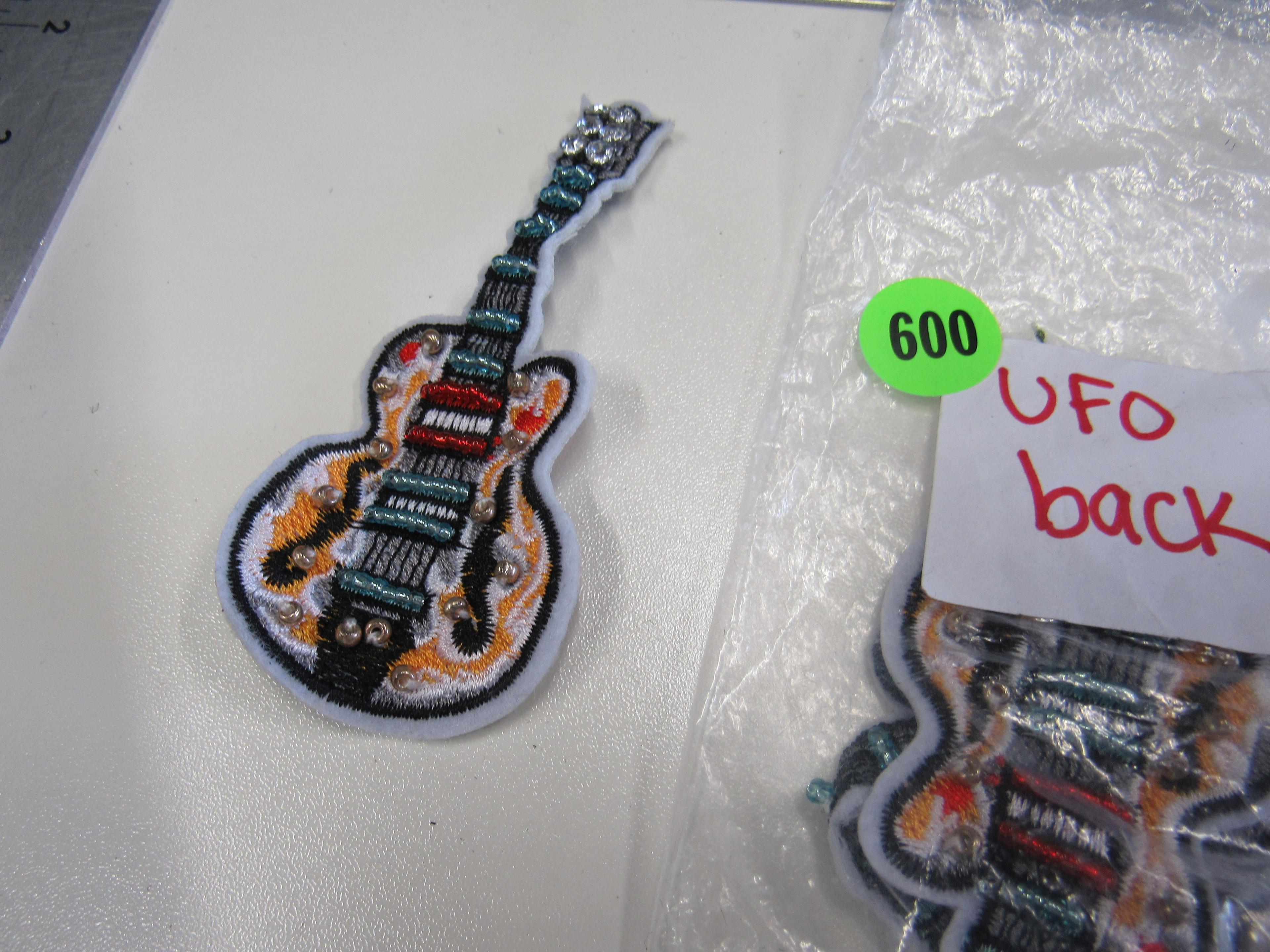 4inch sequin guitar patch