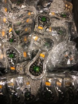 Epilets Silver/Green