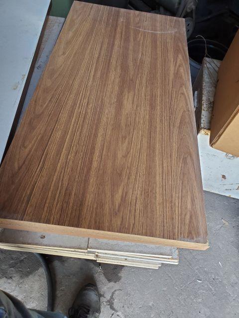 new Formica table tops 44.5" x 21.8" x 1.5" thick
