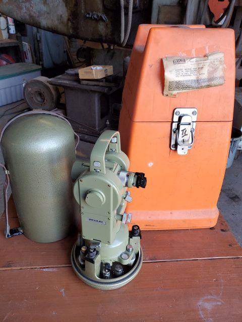 Wild Theodolite with leveling base for precision leveling