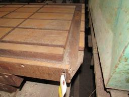 slotted cast iron tooling table 33" x 46"